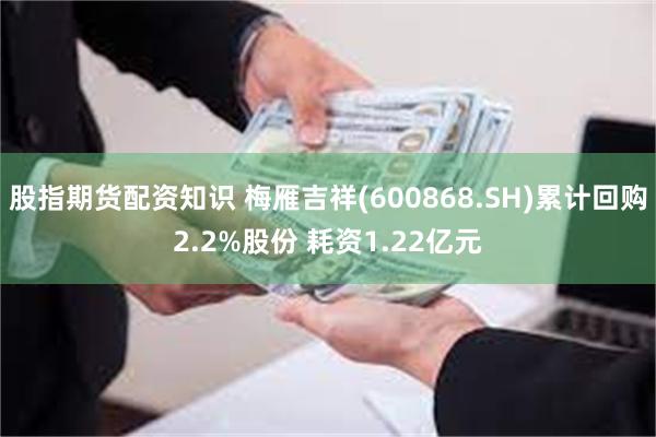 股指期货配资知识 梅雁吉祥(600868.SH)累计回购2.2%股份 耗资1.22亿元